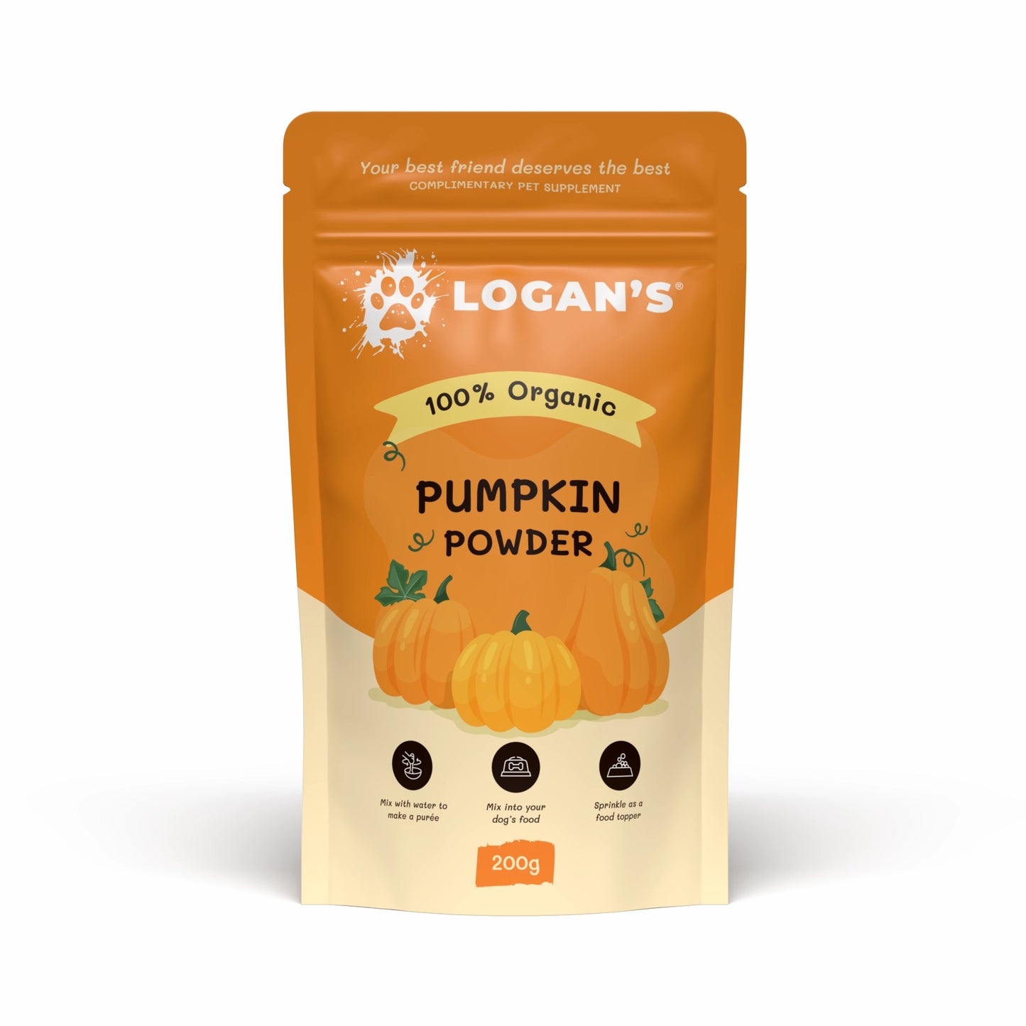 Logan's Pumpkin Powder – Natural Digestive Support for Dogs