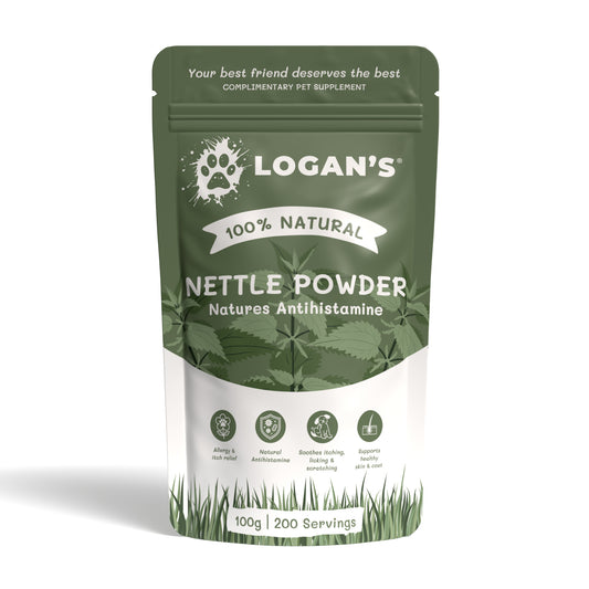 Logan's Nettle Powder – Nature's Antihistamine for Dogs & Cats