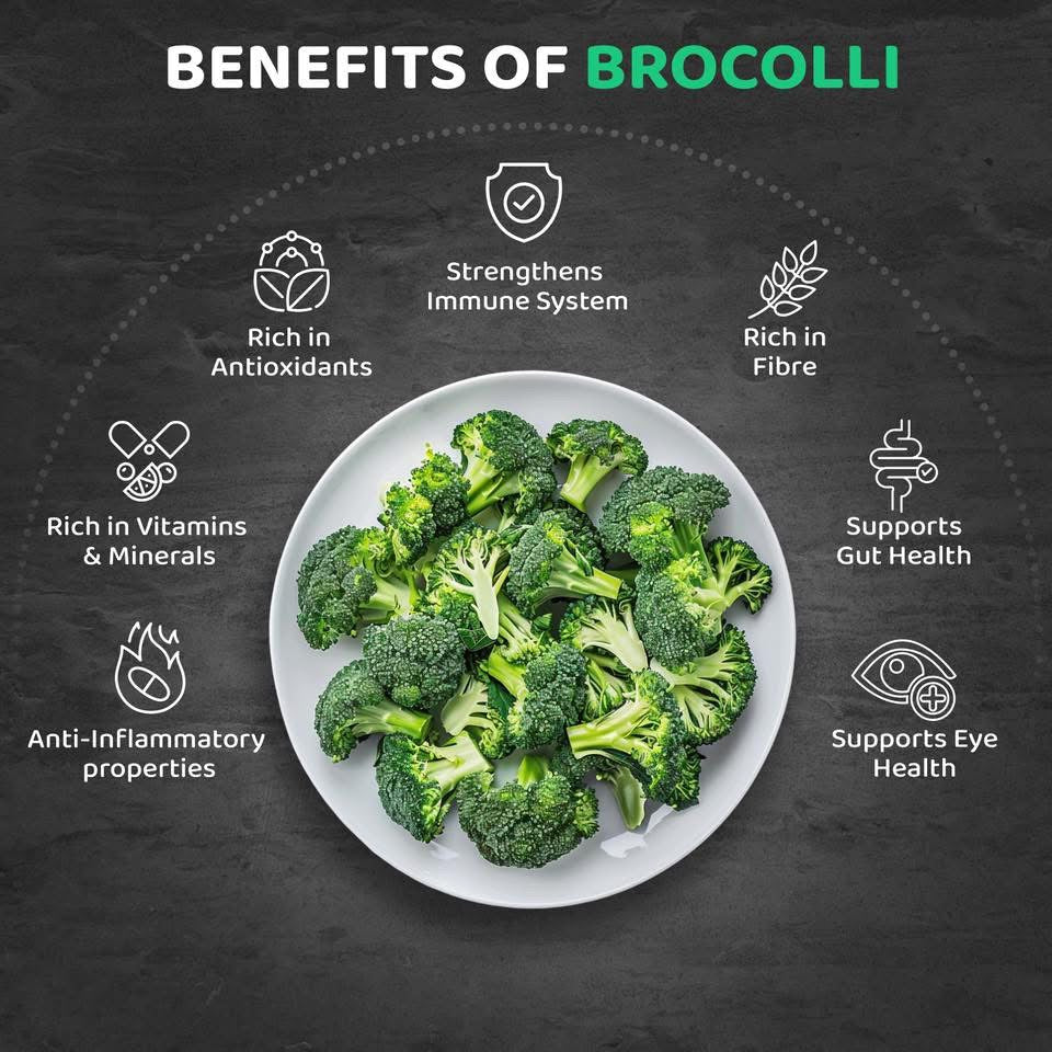 Benefits of broccoli for dogs and cats such as immune support and digestive health